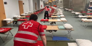 Tempestade Kristin: CVP distribui 3000 lonas e ativa estruturas móveis que reforçam apoio a desalojados e operacionais